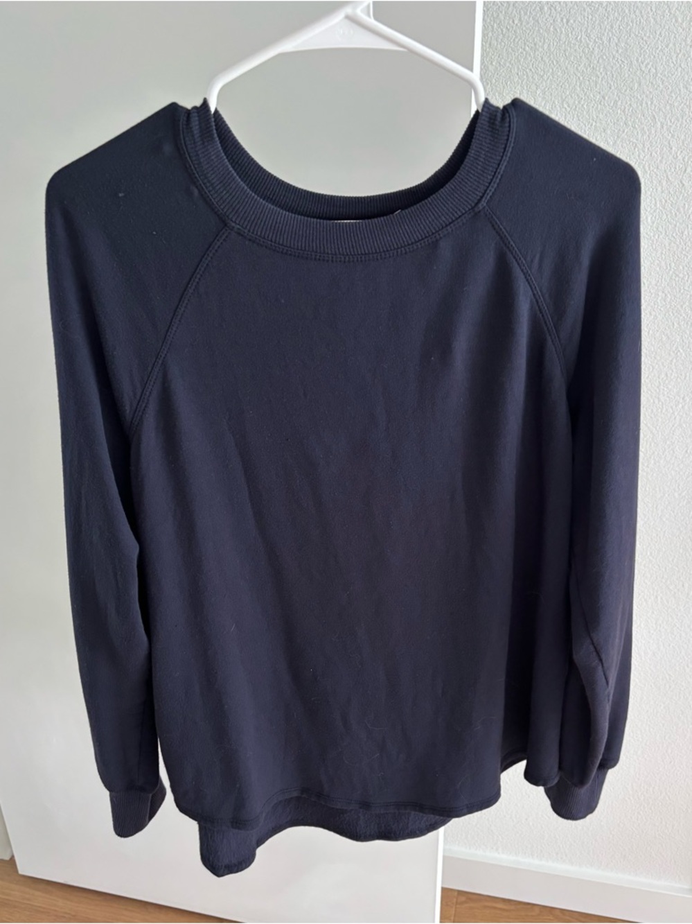 Soft Navy Pullover Sweatshirt